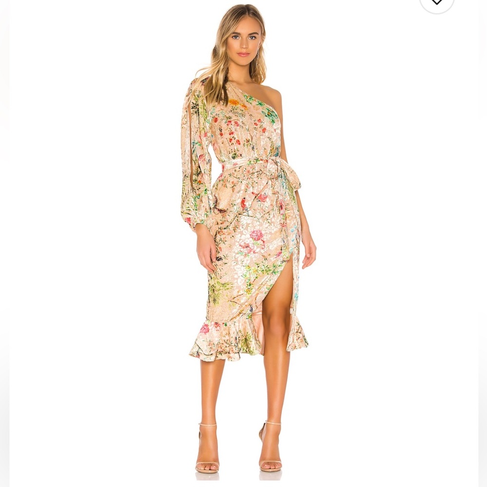 Hemant & Nandita Veena Dress in Nude